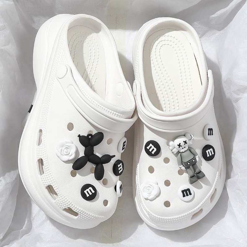 Женские тапочки на платформе, модные сандалии, уличные сабо, пляжные шлепанцы, мягкие тапочки высокого качества