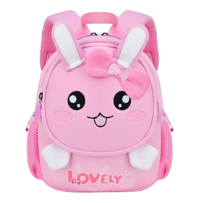 Школьный рюкзак унисекс с рисунком льва и кролика для детей 5-12 лет, детские водонепроницаемые школьные сумки