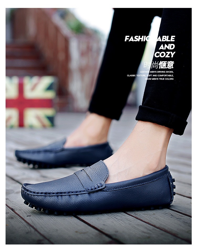 Мужская повседневная обувь из натуральной кожи, роскошные брендовые мужские лоферы, мокасины, дышащие черные туфли без шнуровки