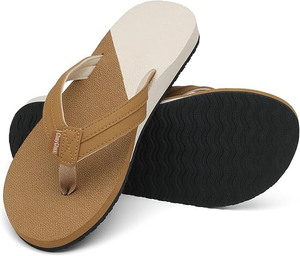 Женские двухцветные шлепанцы с архи