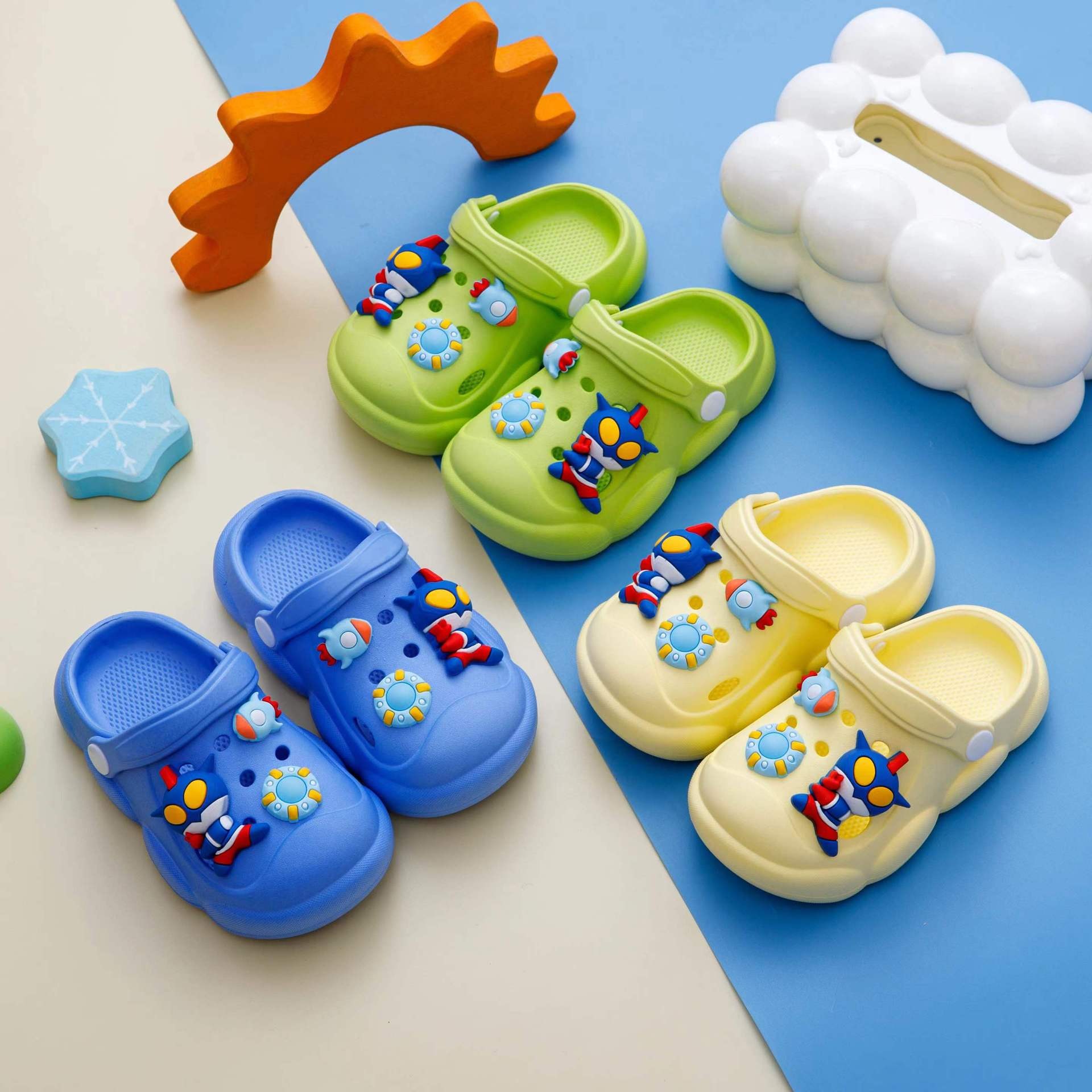 Летние садовые сабо, летние детские сабо, летние сабо для мальчиков, летние пляжные сабо, летние легкие сабо