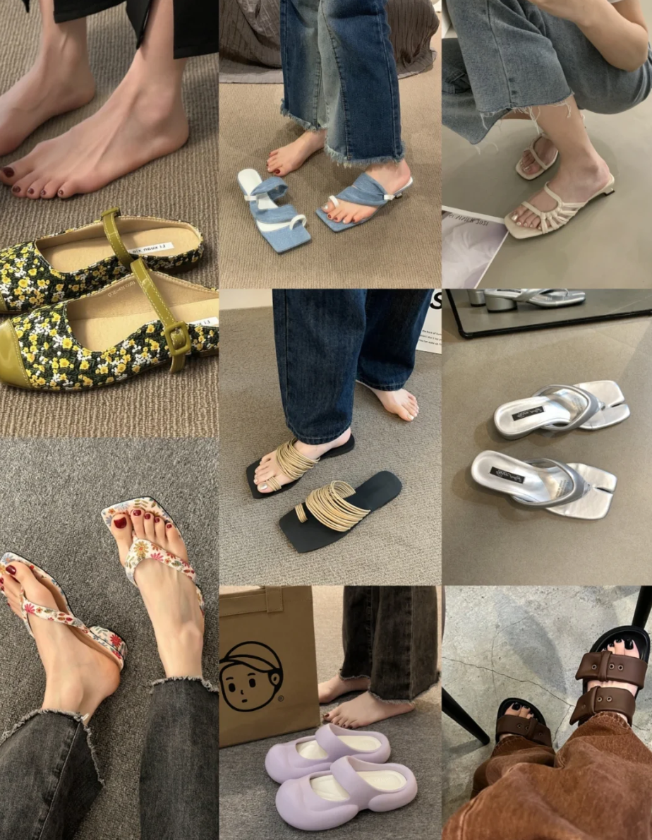 Носите тапочки вне дома весной и летом | не уставшие ноги не скользят высокий внешний вид