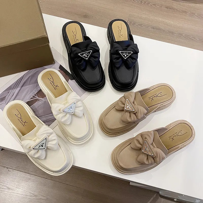 Новые черно-белые модные лоферы на пуговицах с бантом, женские массивные туфли без шнуровки, весна-лето, женские