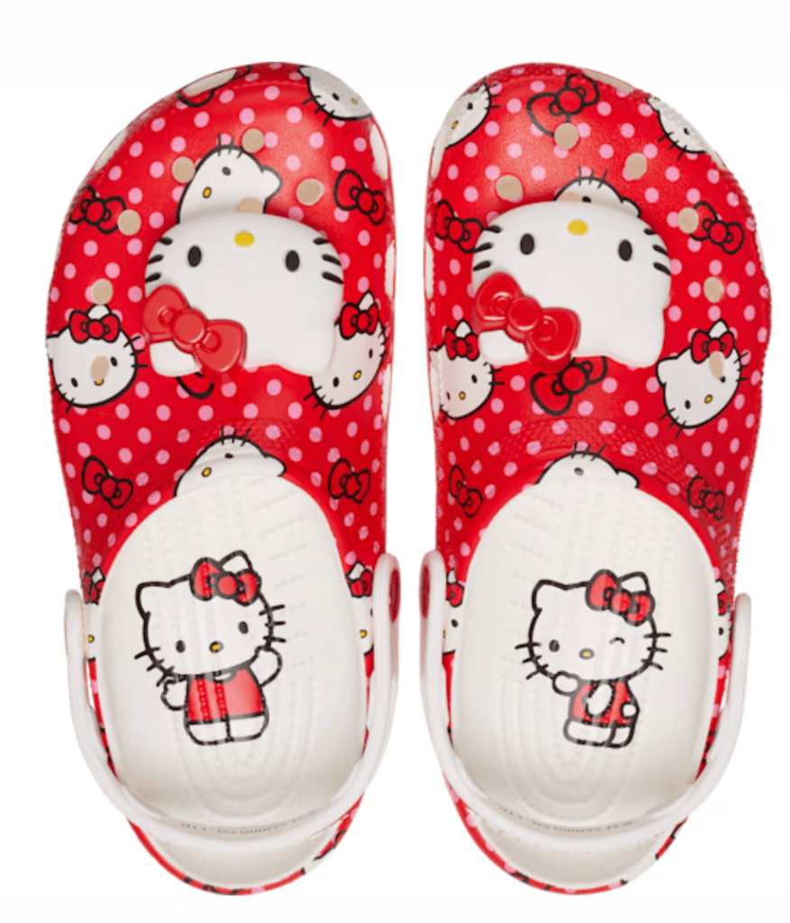 Crocs выпускает новые игривые сабо в стиле Hello Kitty и Cinnamoroll