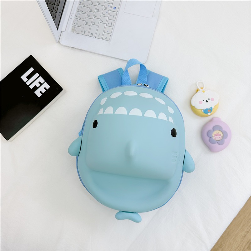 Новый рюкзак с изображением акулы в яичной скорлупе, милые детские сумки на плечо, милая школьная сумка для детей, сумки для девочек и мальчиков