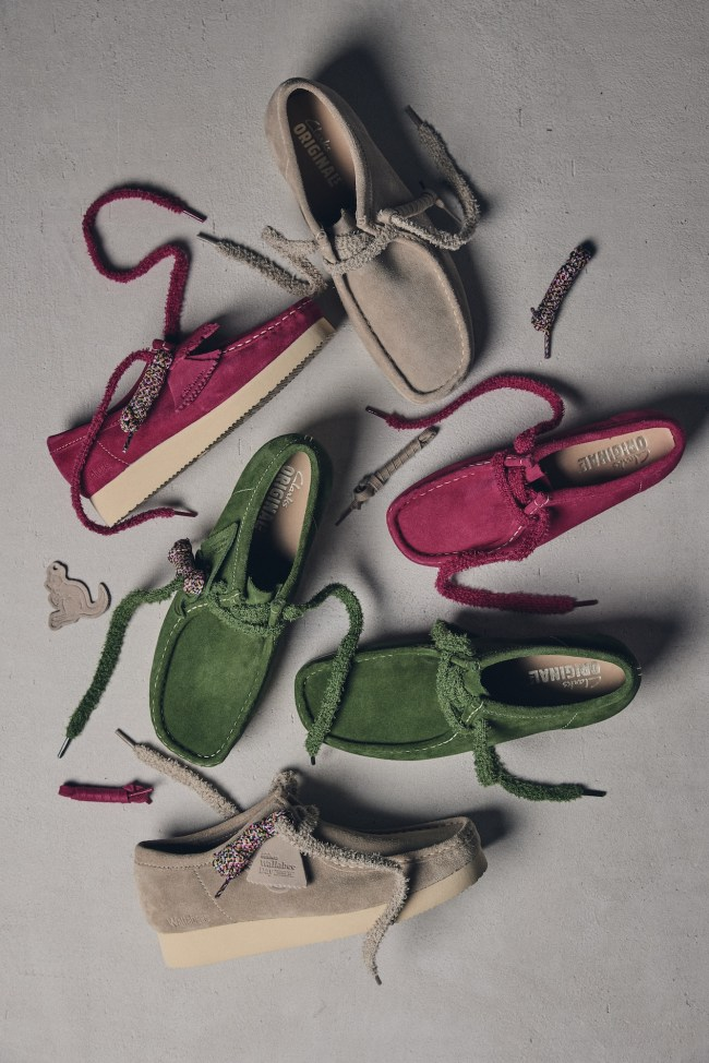 Кларкс празднует второй ежегодный день Wallabee с замшевым пакетом с ограниченным выпуском и глобальными мероприятиями