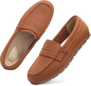 Лоферы для женщин Комфортное проскальзывание на рабочих квартирах обувь женская одеваная кавалевая обувь для ходьбы