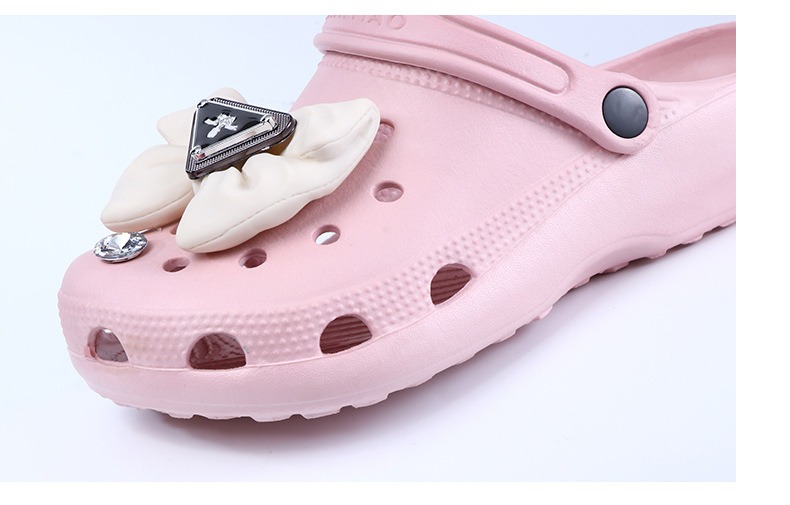 1 шт., подвески-сабо с бантом, зеленый, синий, белый, черный бант, аксессуары для обуви из ПВХ, украшения для пар, подарки для детей