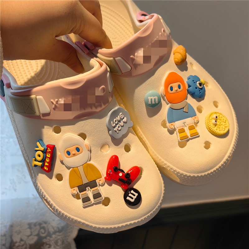 Лидер продаж, оптовая продажа, 3d мультфильм, садовая обувь, подвески, милые сабо, украшения для собак, аксессуары &laquo;сделай сам&raquo;