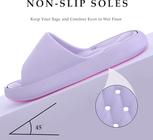 Быстрая сушная душевая обувь мужчины легкие душевые тапочки с дренажными отверстиями мягкие женские тапочки для тренажерного зала, спа, бассейн против скольжения на душевые шоки дома купание с тапочкой сандалии