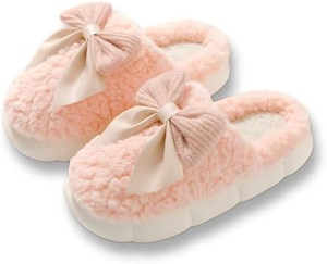 Сколпочка для лука для домашней спальни Толстая подошва Внутренняя милая пушистая обувь для весны/осень/зимний сезон.